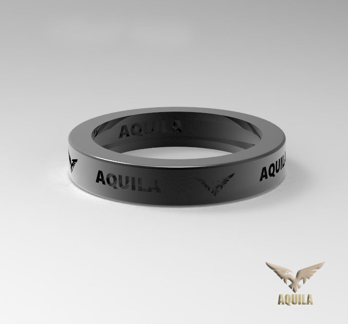Aquila - Milgrain Edge Diamond Accented Engagement Ring with 1.00 Carat D  SI1 Pear GIA Diamond